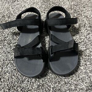 Teva Women's Zymic Black Sandals 1124039 Size 8
